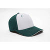 Pacific Headwear Dark Green/Silver Universal M2 Contrast Performance Cap