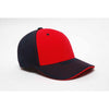 Pacific Headwear Navy/Red Universal M2 Contrast Performance Cap