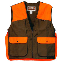 Gamehide Men's Dark Brown/Blaze Orange Briar-Proof Upland Vest