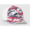 Pacific Headwear Red Glamo Trucker Mesh Cap