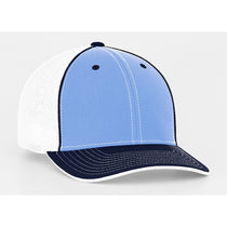 Pacific Headwear Columbia Blue/Navy Universal Fitted Trucker Mesh Cap