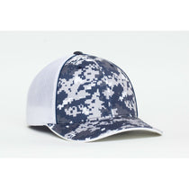 Pacific Headwear Navy Digital Camo Trucker Mesh
