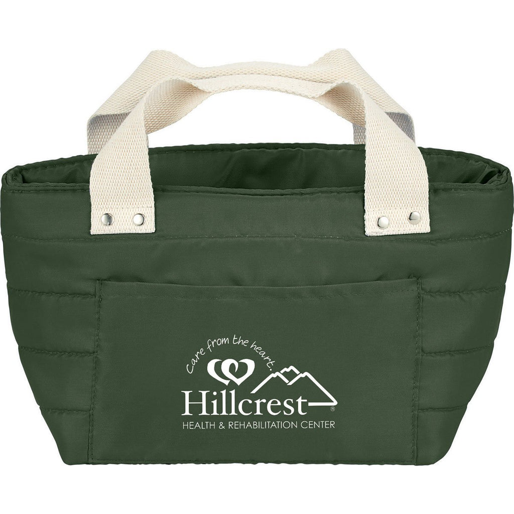 Leed's Olive Quilted Lunch Cooler