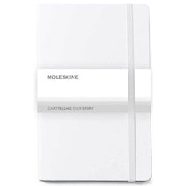 Moleskine White Hard Cover Ruled Large Notebook (5