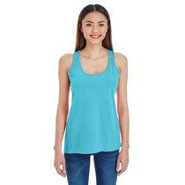 Comfort Colors Women's Lagoon Blue 4.8 oz. Racerback Tank