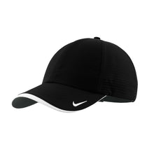 Nike Dri-FIT Black Swoosh Perforated Cap