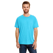 Hanes Men's Turquoise Triblend X-Temp Triblend T-Shirt