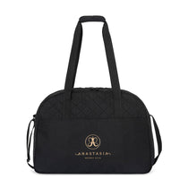 Gemline Black Madeline Quilted Weekender Bag