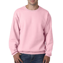 Jerzees Men's Classic Pink 9.5 Oz. Super Sweats Nublend Fleece Crew