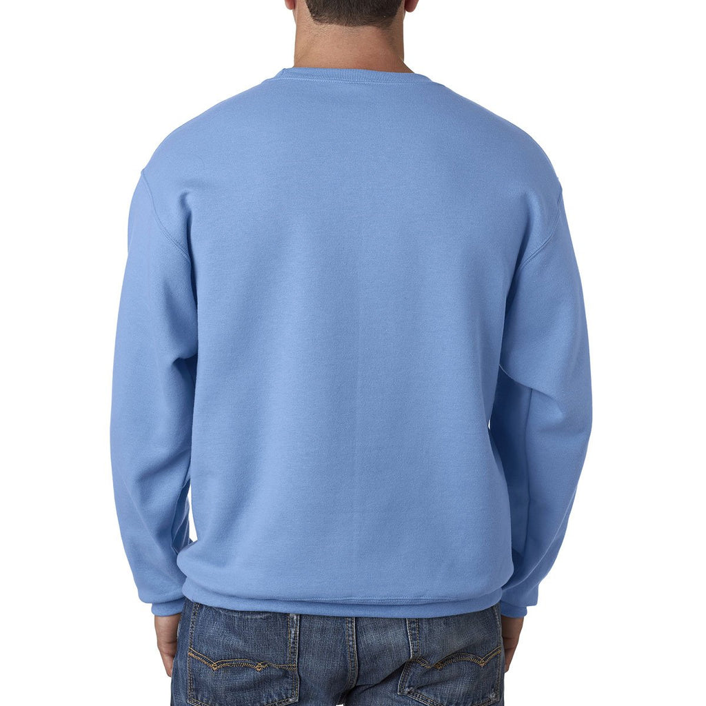 Jerzees Men's Columbia Blue 9.5 Oz. Super Sweats Nublend Fleece Crew