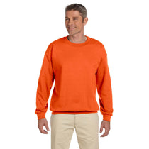 Jerzees Men's Safety Orange 9.5 Oz. Super Sweats Nublend Fleece Crew
