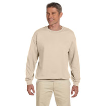 Jerzees Men's Sandstone 9.5 Oz. Super Sweats Nublend Fleece Crew