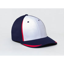 Pacific Headwear White/Navy/Red Universal M3 Performance Cap