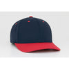 Pacific Headwear Navy/Red Universal F3 Performance Cap