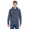 Comfort Colors Men's Denim 6.1 oz. Long-Sleeve Hooded T-Shirt