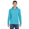 Comfort Colors Men's Lagoon Blue 6.1 oz. Long-Sleeve Hooded T-Shirt