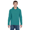 Comfort Colors Men's Seafoam 6.1 oz. Long-Sleeve Hooded T-Shirt