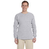Fruit of the Loom Men's Athletic Heather 5 oz. HD Cotton Long-Sleeve T-Shirt
