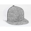 Pacific Headwear Graphite Heather/White D-Series Heather Trucker Cap