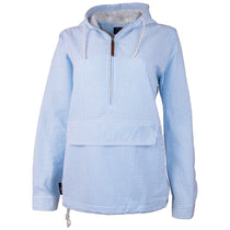 Charles River Women's Blue seersucker Bar Harbor Pullover