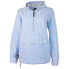 Charles River Women's Blue seersucker Bar Harbor Pullover