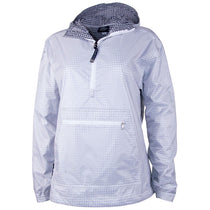 Charles River Women's Navy/White Gingham Hyannis Port Anorak