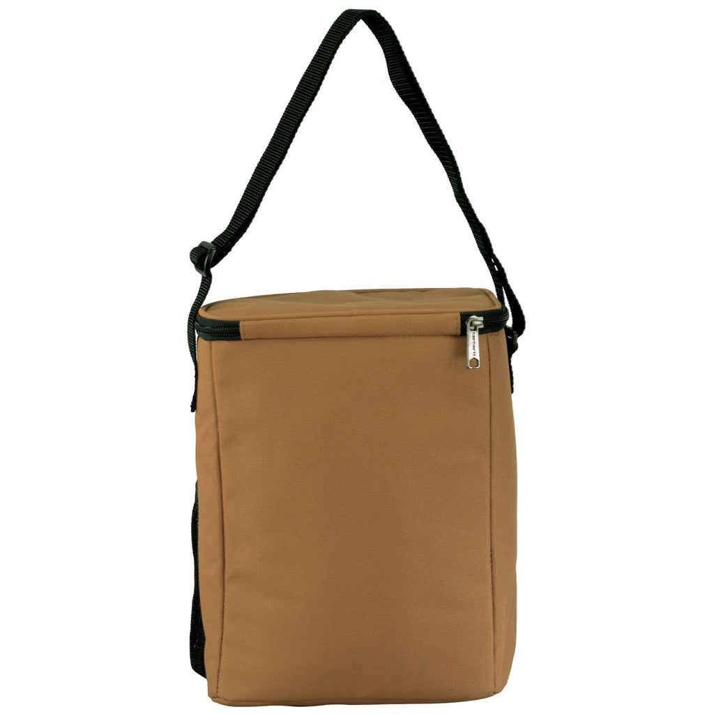 Carhartt Brown Vertical Lunch Cooler with Bottle