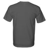 Bayside Men's Charcoal USA-Made 100% Cotton Short Sleeve T-Shirt