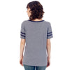 Alternative Apparel Women's Vintage Navy/Navy Varsity T-Shirt