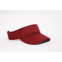 Pacific Headwear Cardinal Adjustable Woven Cotton Visor