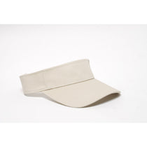 Pacific Headwear Khaki Adjustable Woven Cotton Visor