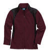 Charles River Women's Maroon/Black Hexsport Bonded Jacket