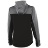 Charles River Women's Grey/Black Seaport Full Zip Hoodie