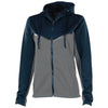 Charles River Women's Navy/Grey Seaport Full Zip Hoodie