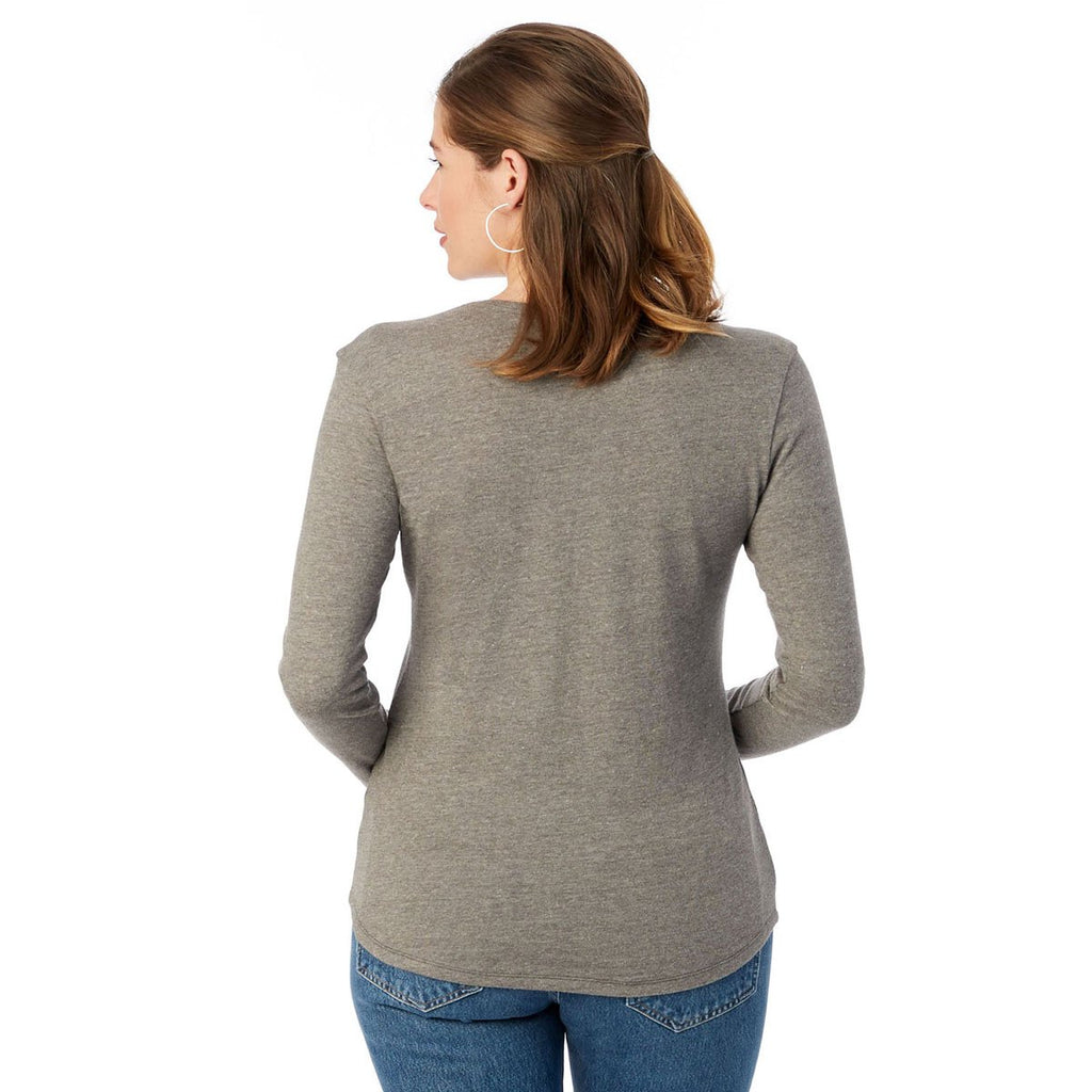 Alternative Women's Vintage Coal Keepsake Long-Sleeve