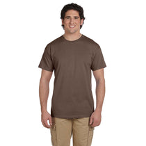 Hanes Men's Heather Brown 5.2 oz. 50/50 EcoSmart T-Shirt
