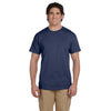 Hanes Men's Heather Navy 5.2 oz. 50/50 EcoSmart T-Shirt
