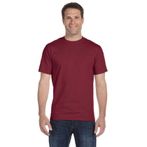 Hanes Men's Cardinal 6.1 oz. Beefy-T