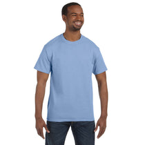 Hanes Men's Light Blue 6.1 oz. Tagless T-Shirt
