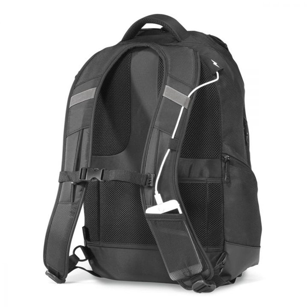 Gemline Black Volt Charging Backpack