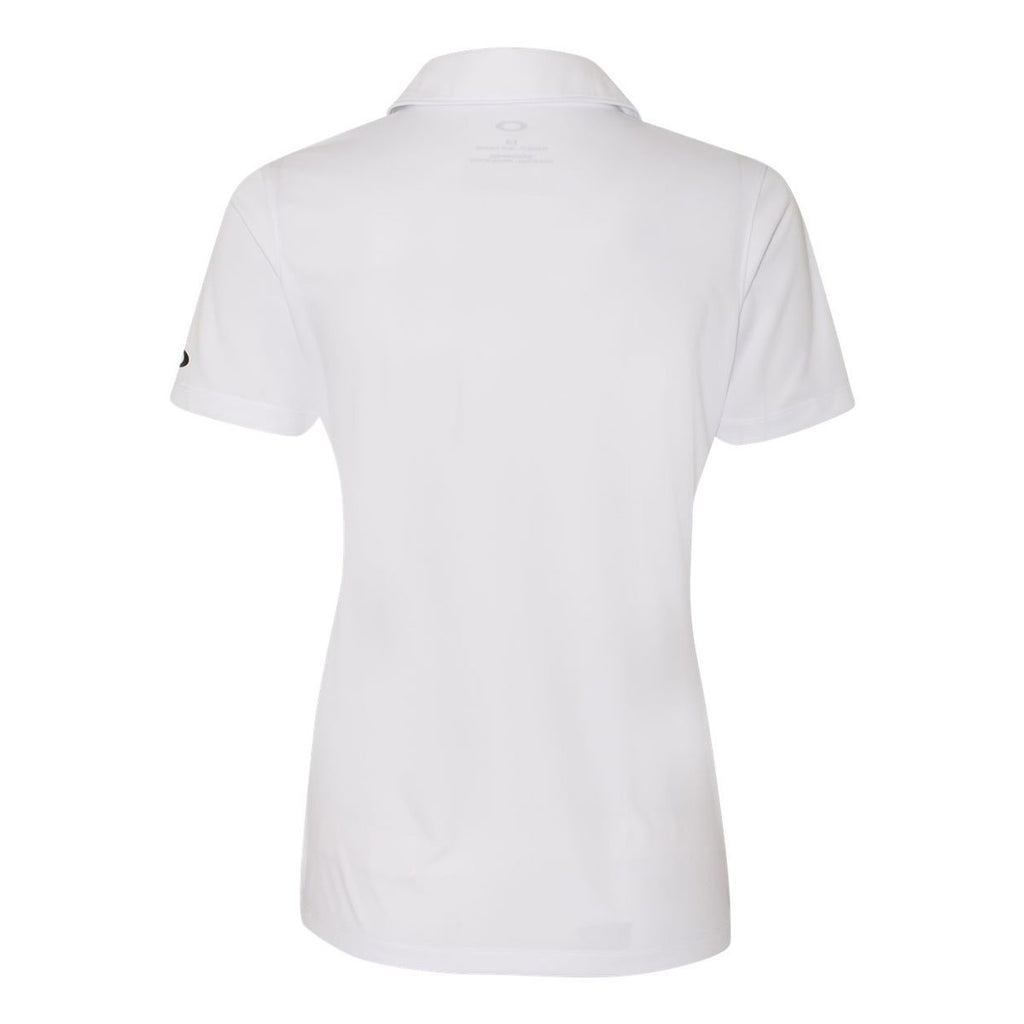 Oakley Women's White Performance Sport Polo
