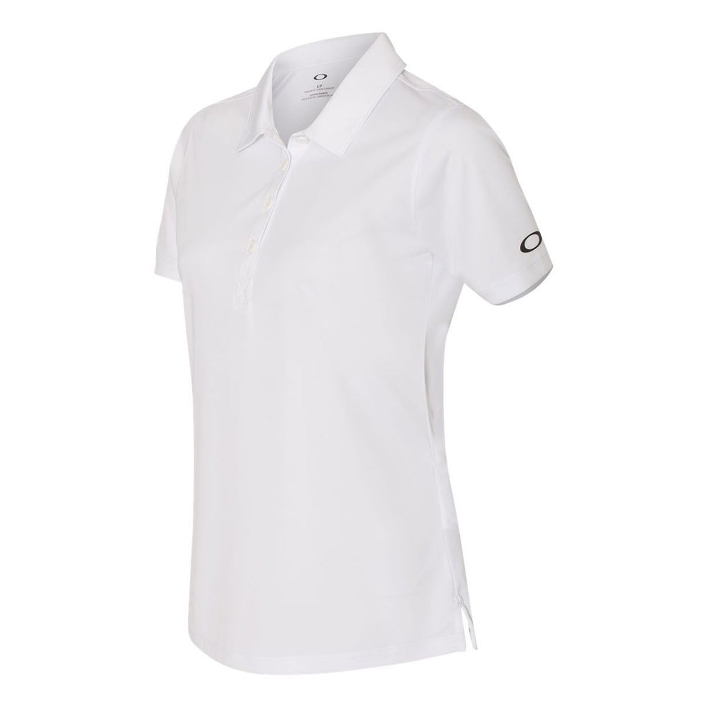 Oakley Women's White Performance Sport Polo