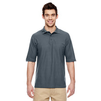Jerzees Men's Charcoal Grey 5.3 Oz. Easy Care Polo