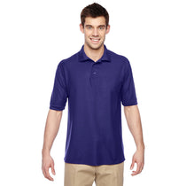 Jerzees Men's Deep Purple 5.3 Oz. Easy Care Polo