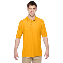 Jerzees Men's Gold 5.3 Oz. Easy Care Polo