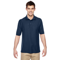 Jerzees Men's J Navy 5.3 Oz. Easy Care Polo