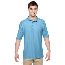Jerzees Men's Light Blue 5.3 Oz. Easy Care Polo