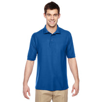 Jerzees Men's Royal 5.3 Oz. Easy Care Polo