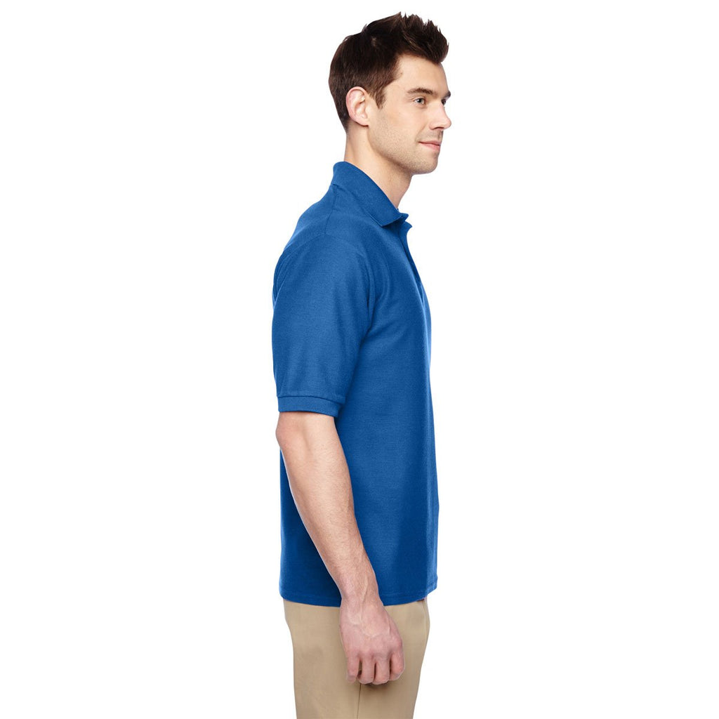 Jerzees Men's Royal 5.3 Oz. Easy Care Polo