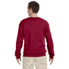 Jerzees Men's Crimson 8 Oz. Nublend Fleece Crew